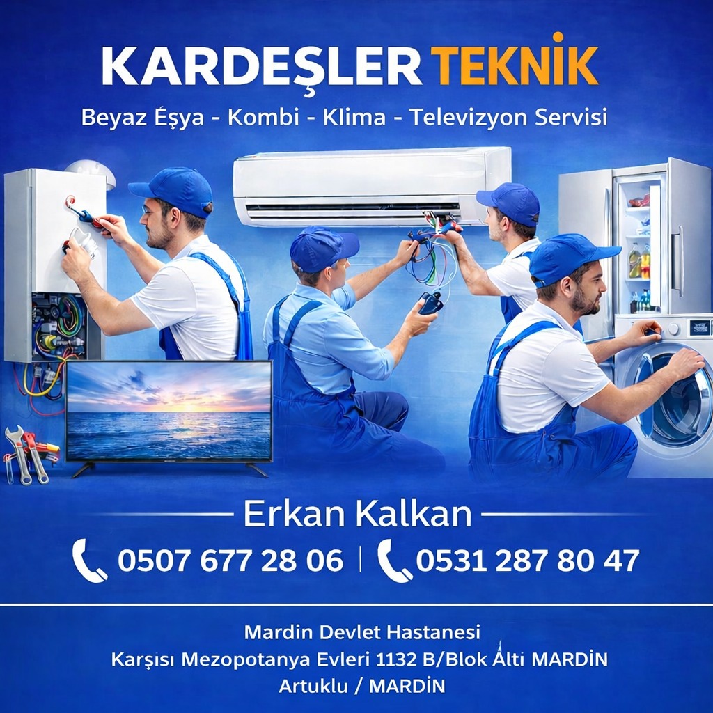Mardin Beyaz Eşya Servisi
